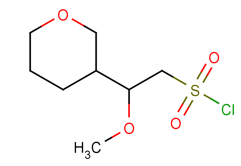 2-methoxy-2-(oxan-3-yl)ethane-1-sulfonyl chloride