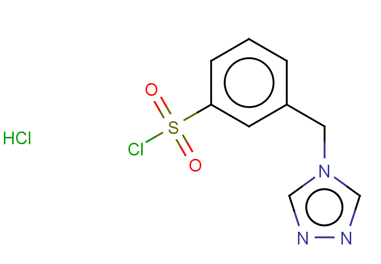 3-[(4H-1,2,4-triazol-4-yl)methyl]benzene-1-sulfonyl chloride hydrochloride