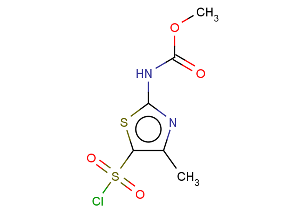 methyl N-[5-(chlorosulfonyl)-4-methyl-1,3-thiazol-2-yl]carbamate