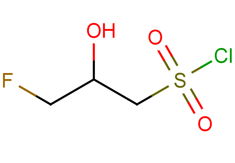 3-fluoro-2-hydroxypropane-1-sulfonyl chloride