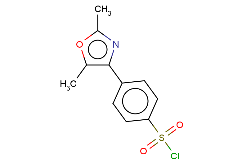 4-(dimethyl-1,3-oxazol-4-yl)benzene-1-sulfonyl chloride