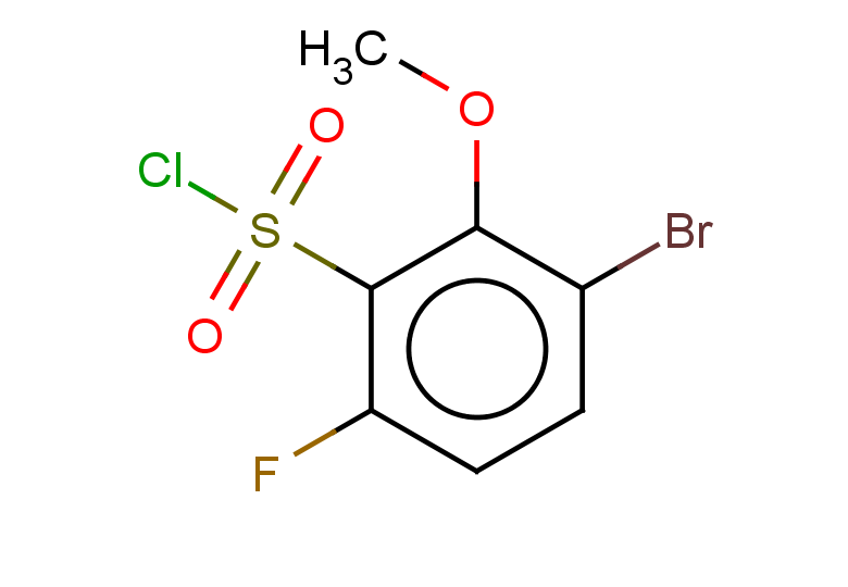 3-bromo-6-fluoro-2-methoxybenzene-1-sulfonyl chloride