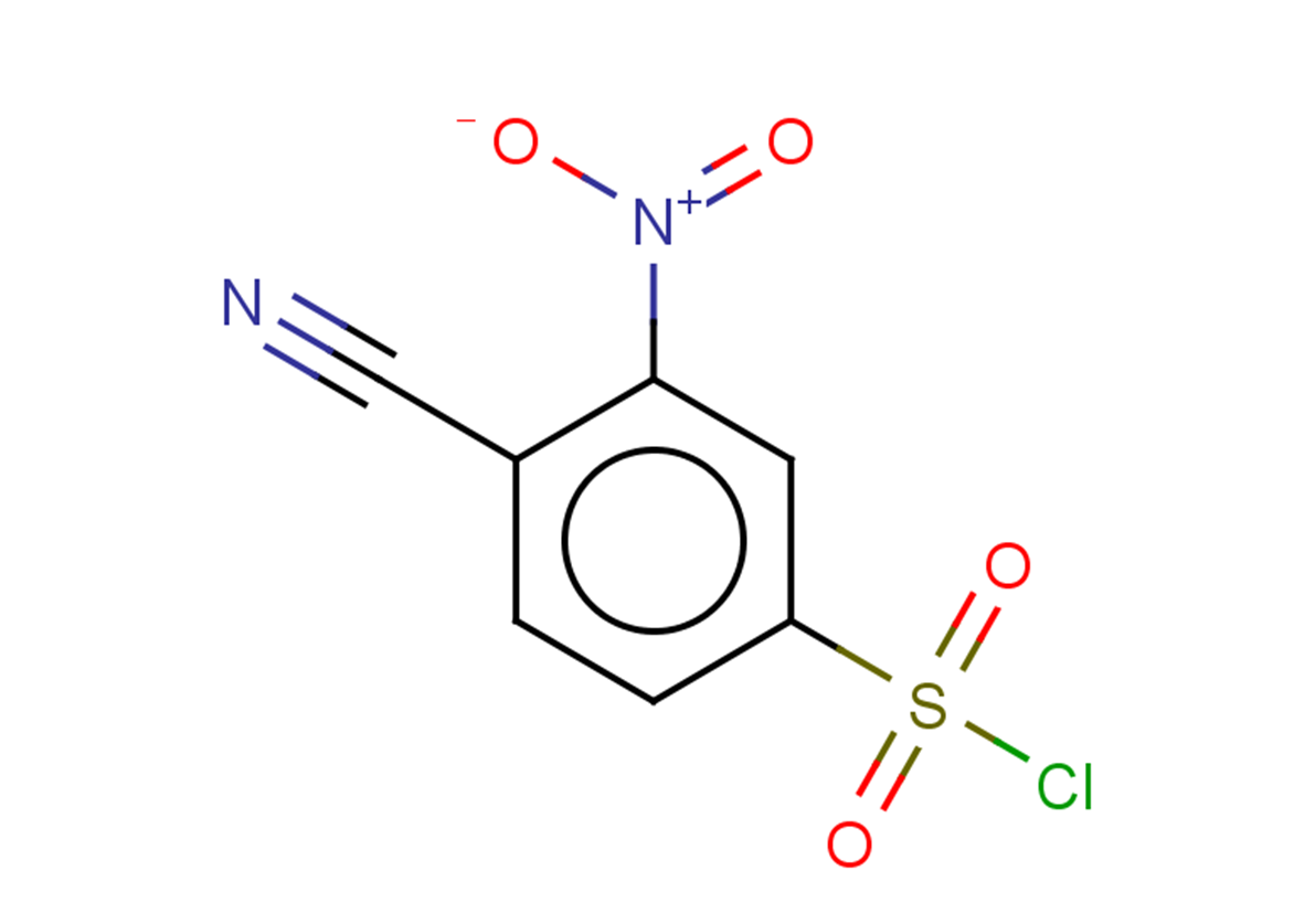 4-cyano-3-nitrobenzene-1-sulfonyl chloride