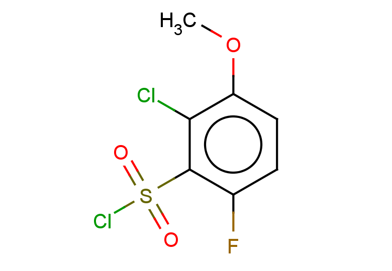 2-chloro-6-fluoro-3-methoxybenzene-1-sulfonyl chloride