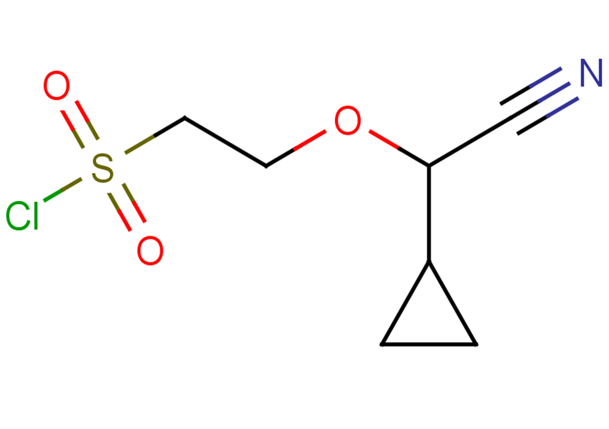 2-[cyano(cyclopropyl)methoxy]ethane-1-sulfonyl chloride