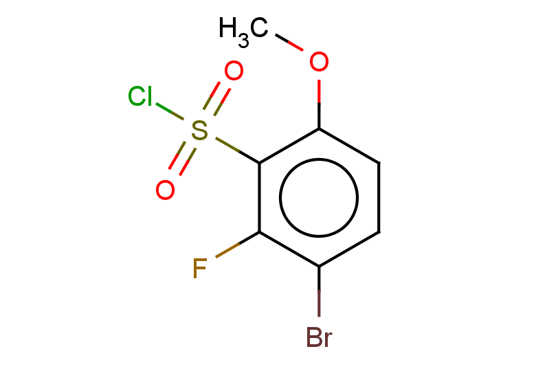 3-bromo-2-fluoro-6-methoxybenzene-1-sulfonyl chloride