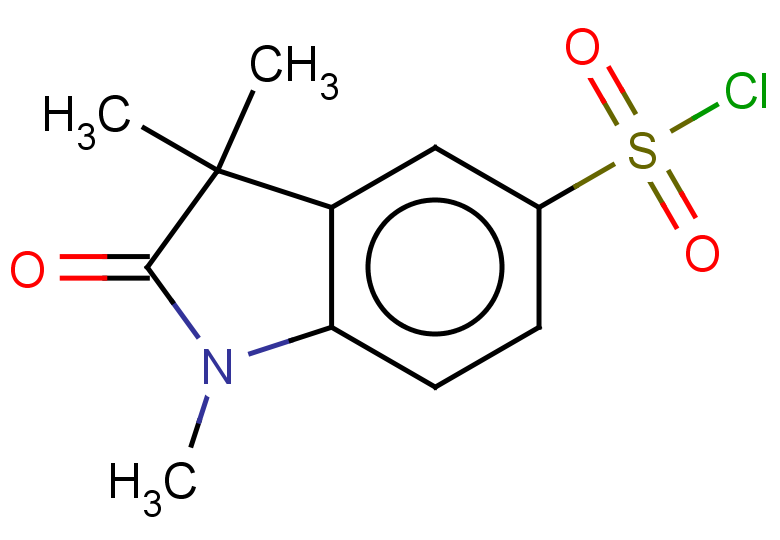 1,3,3-trimethyl-2-oxo-2,3-dihydro-1H-indole-5-sulfonyl chloride
