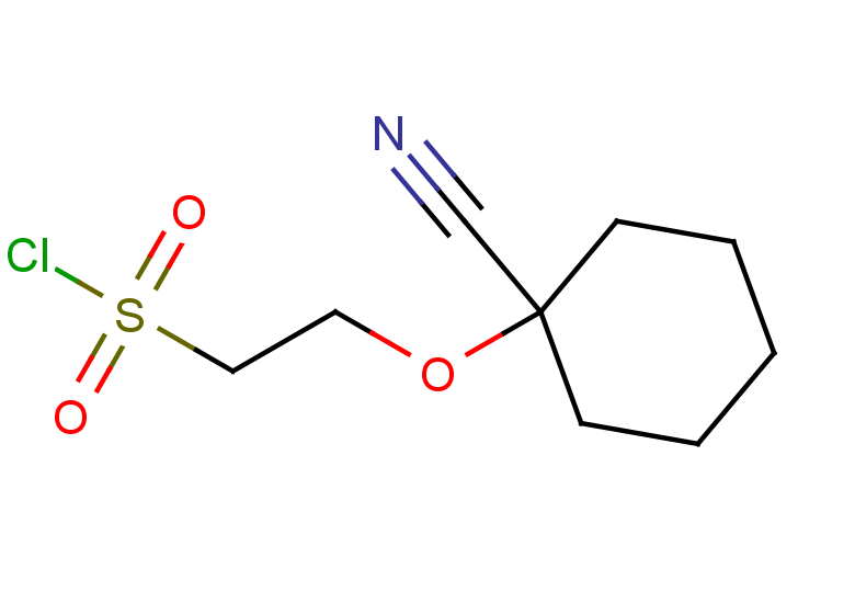2-[(1-cyanocyclohexyl)oxy]ethane-1-sulfonyl chloride