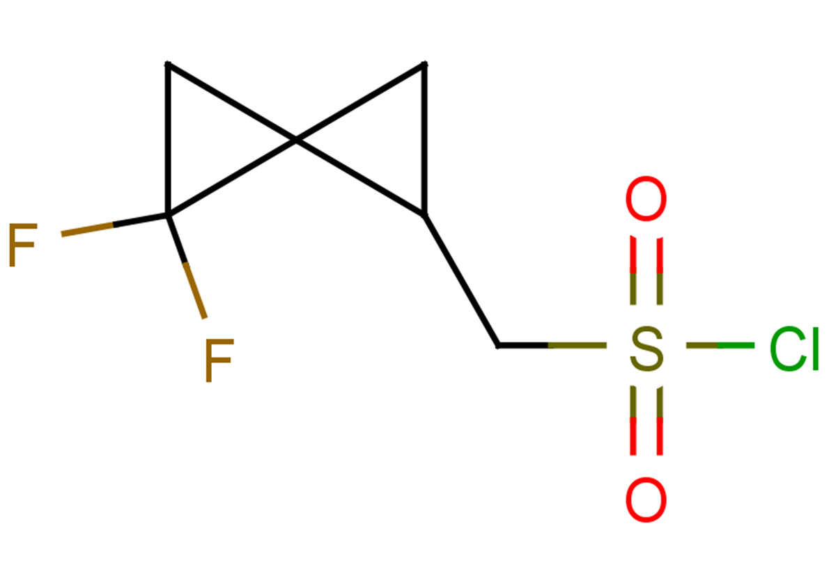 {4,4-difluorospiro[2.2]pentan-1-yl}methanesulfonyl chloride