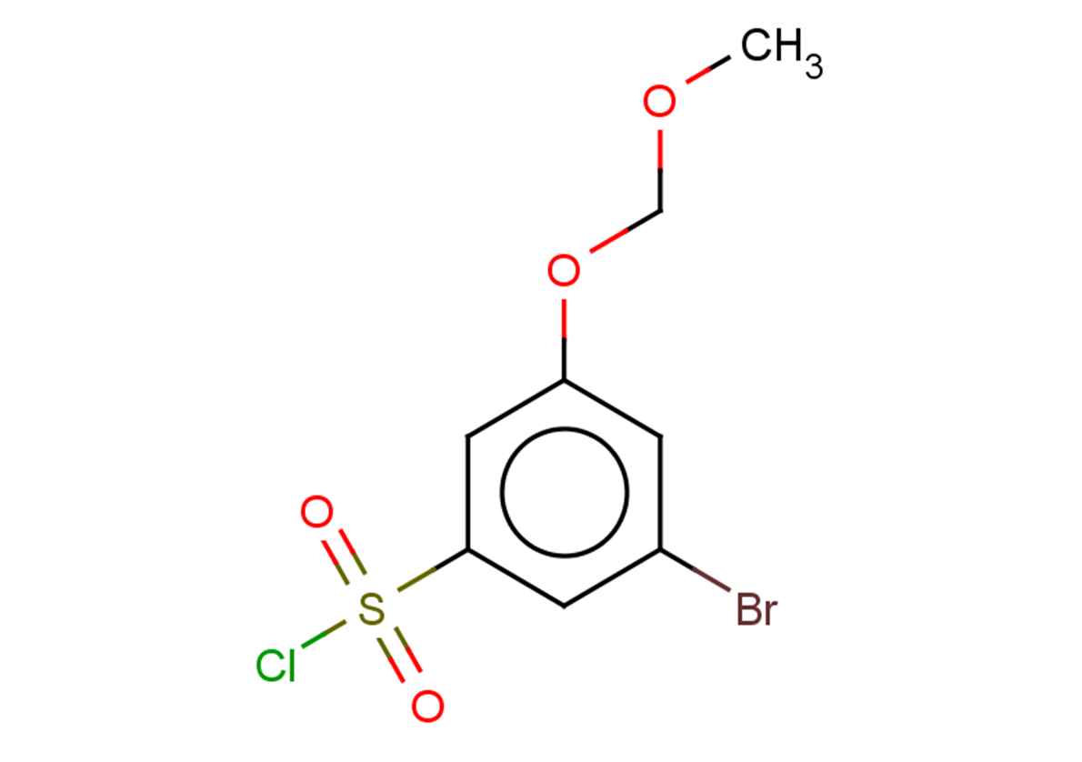 3-bromo-5-(methoxymethoxy)benzene-1-sulfonyl chloride