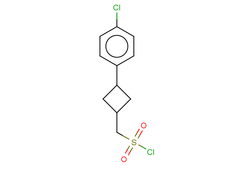 [3-(4-chlorophenyl)cyclobutyl]methanesulfonyl chloride