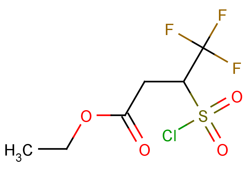 ethyl 3-(chlorosulfonyl)-4,4,4-trifluorobutanoate