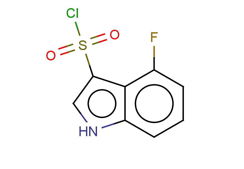 4-fluoro-1H-indole-3-sulfonyl chloride