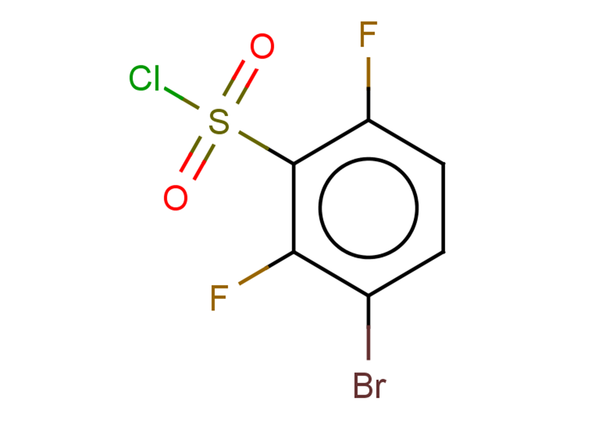 3-bromo-2,6-difluorobenzene-1-sulfonyl chloride