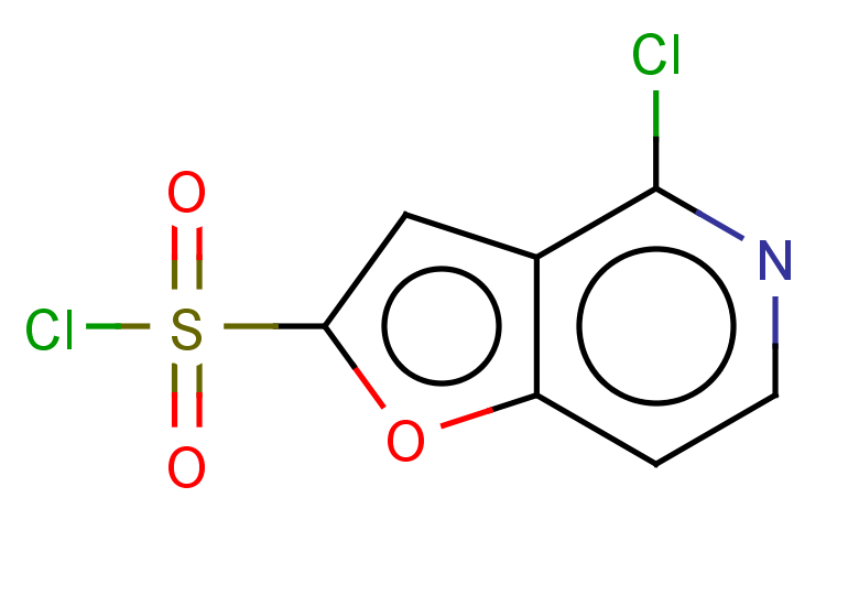 4-chlorofuro[3,2-c]pyridine-2-sulfonyl chloride