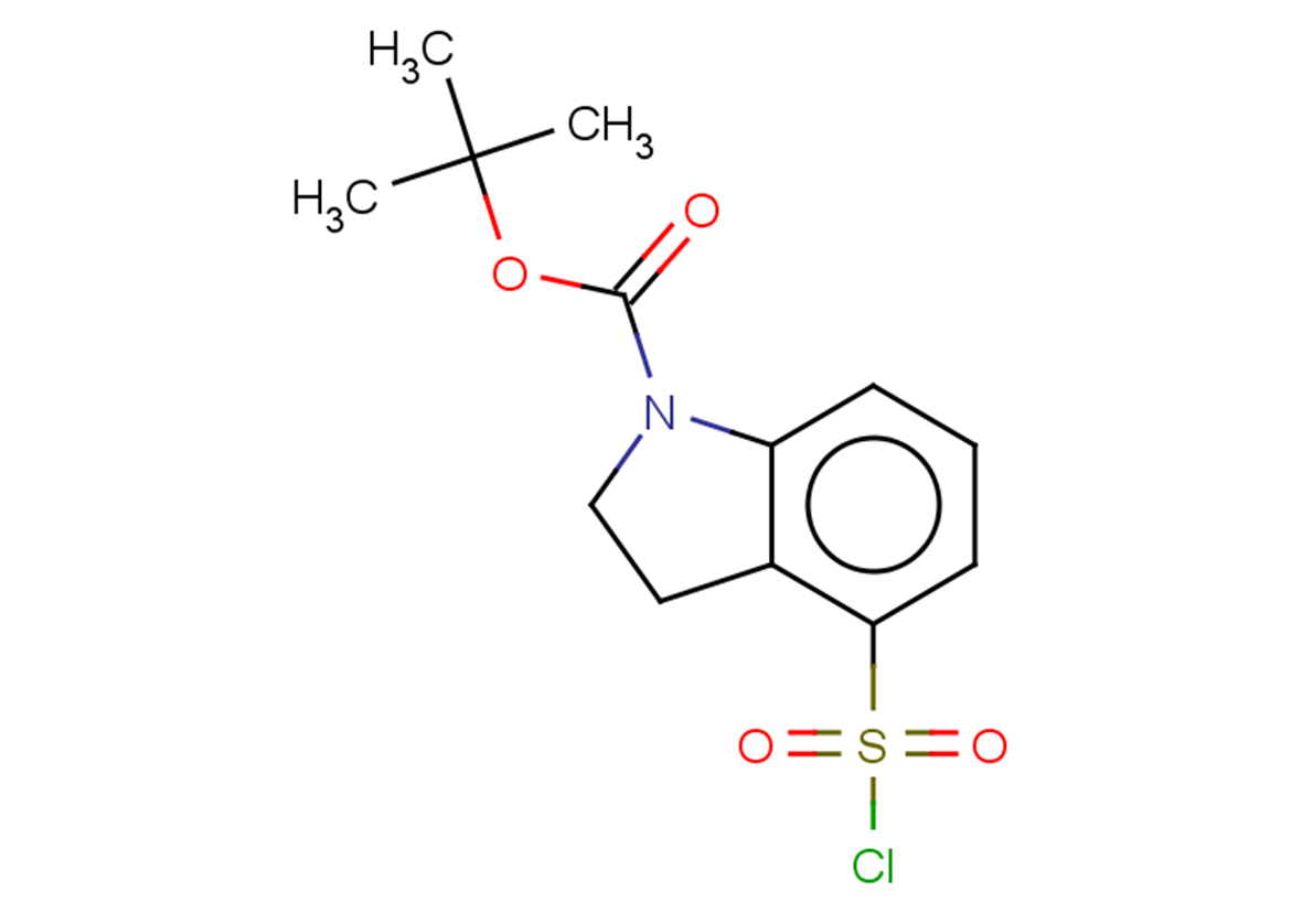 tert-butyl 4-(chlorosulfonyl)-2,3-dihydro-1H-indole-1-carboxylate