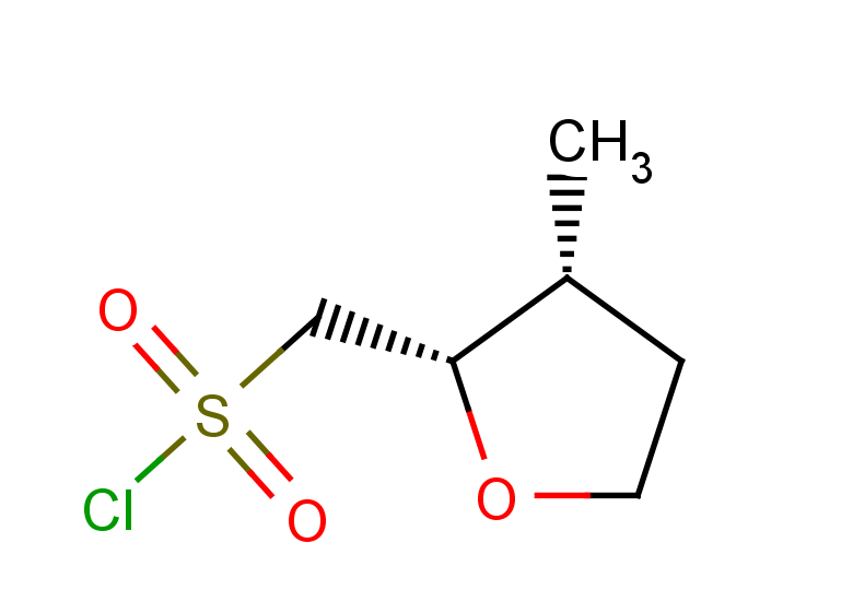 rac-[(2R,3S)-3-methyloxolan-2-yl]methanesulfonyl chloride, cis