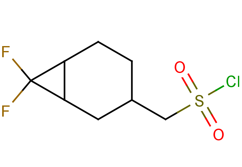 {7,7-difluorobicyclo[4.1.0]heptan-3-yl}methanesulfonyl chloride