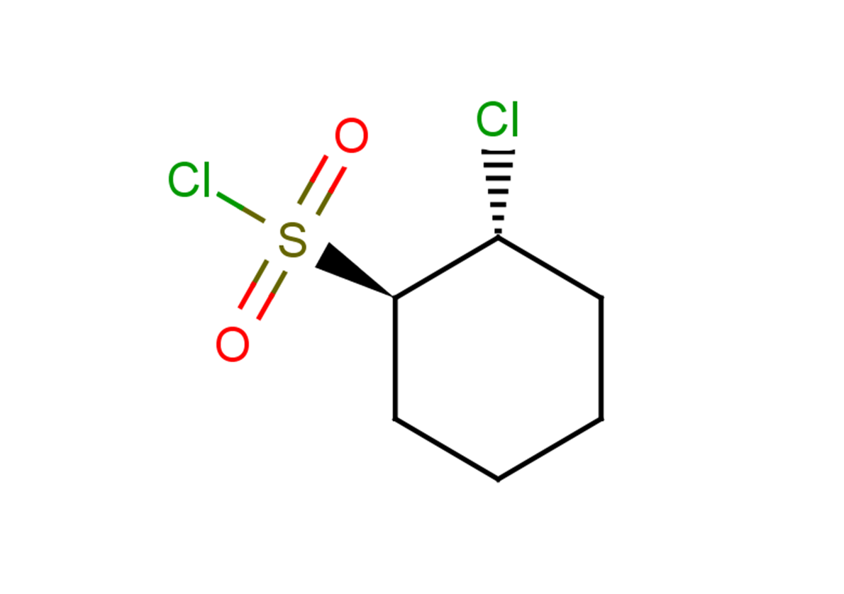 rac-(1R,2R)-2-chlorocyclohexane-1-sulfonyl chloride, trans