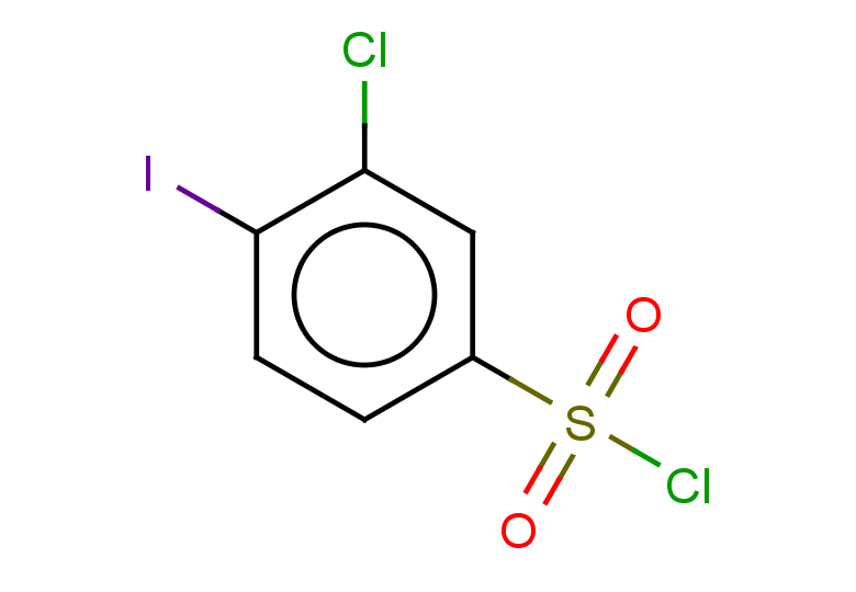3-chloro-4-iodobenzene-1-sulfonyl chloride