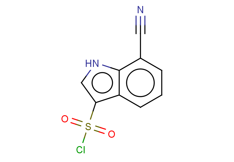 7-cyano-1H-indole-3-sulfonyl chloride