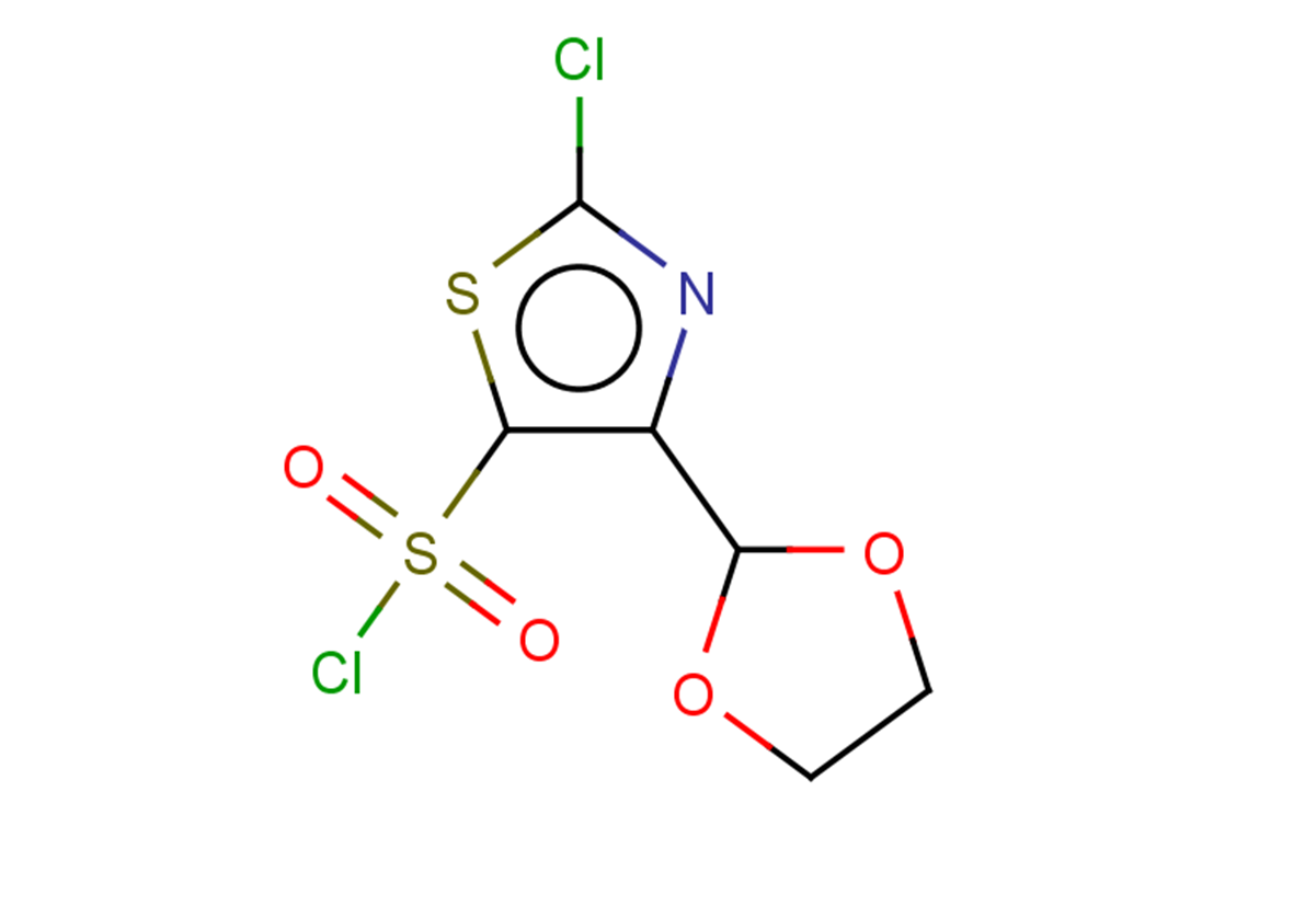 2-chloro-4-(1,3-dioxolan-2-yl)-1,3-thiazole-5-sulfonyl chloride