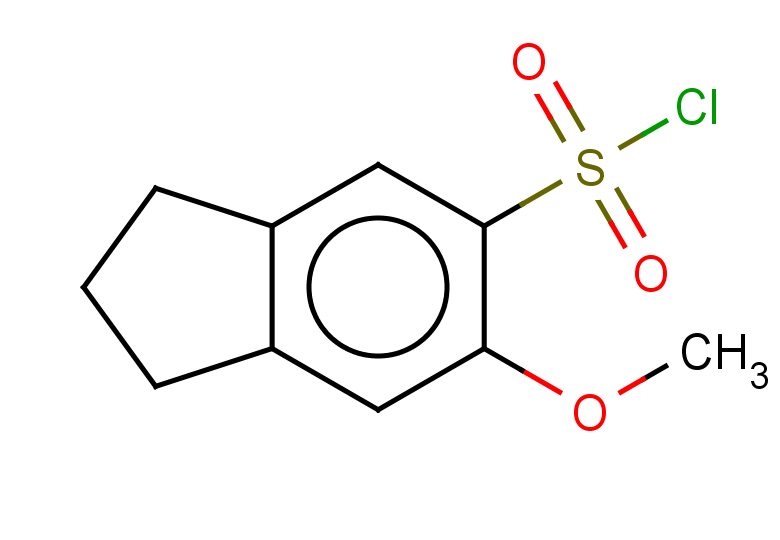 6-methoxy-2,3-dihydro-1H-indene-5-sulfonyl chloride