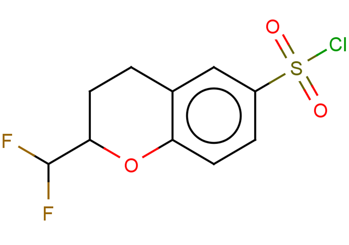 2-(difluoromethyl)-3,4-dihydro-2H-1-benzopyran-6-sulfonyl chloride