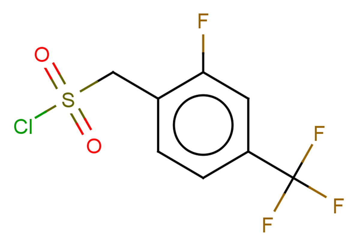 [2-fluoro-4-(trifluoromethyl)phenyl]methanesulfonyl chloride