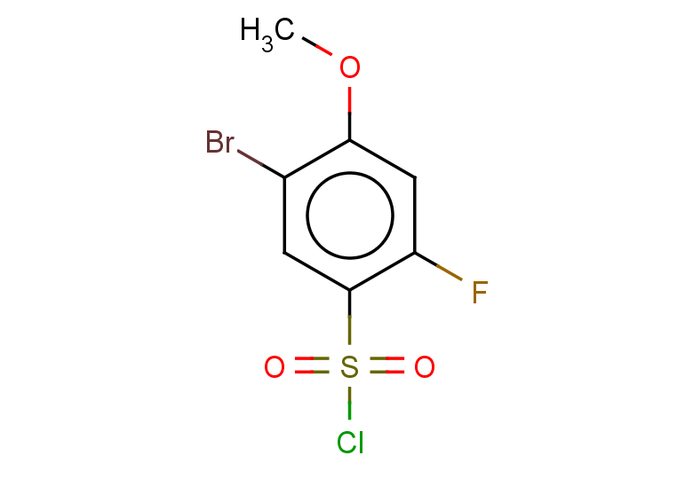 5-bromo-2-fluoro-4-methoxybenzene-1-sulfonyl chloride