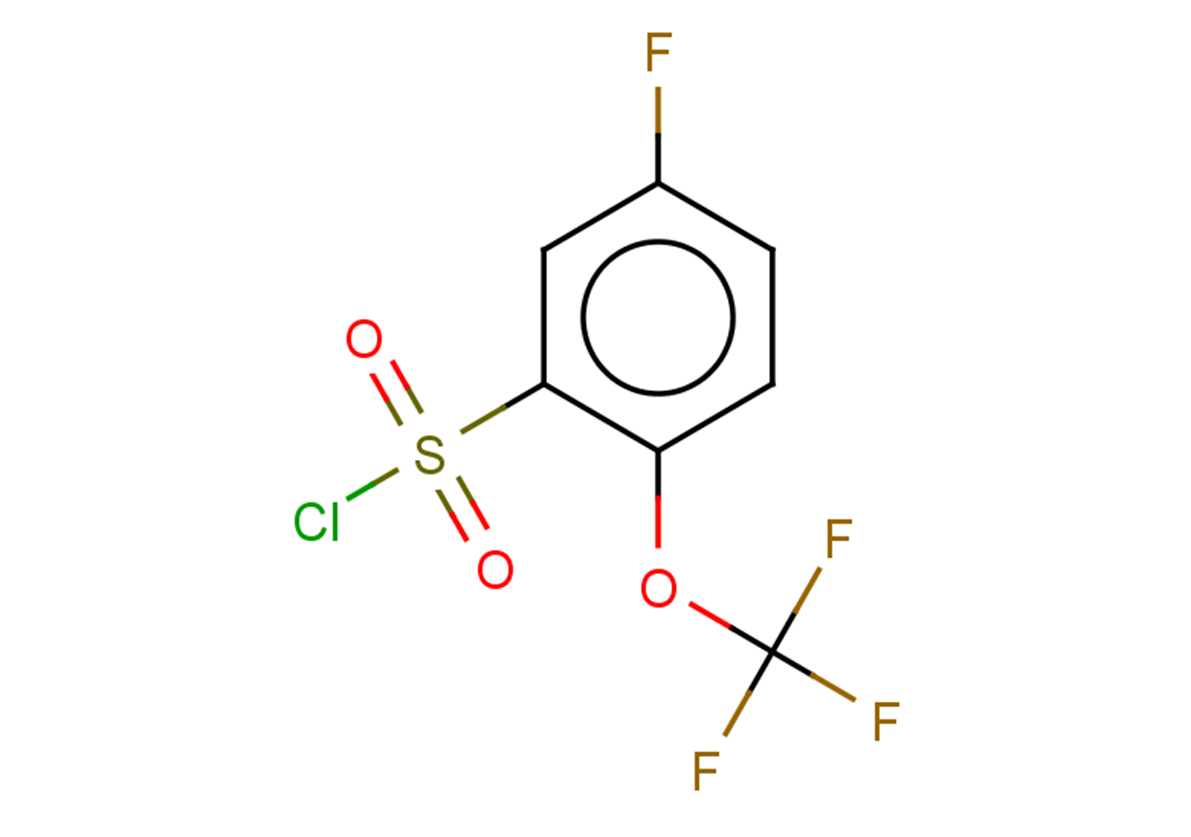 5-fluoro-2-(trifluoromethoxy)benzene-1-sulfonyl chloride