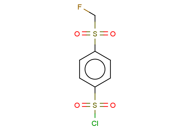 4-fluoromethanesulfonylbenzene-1-sulfonyl chloride