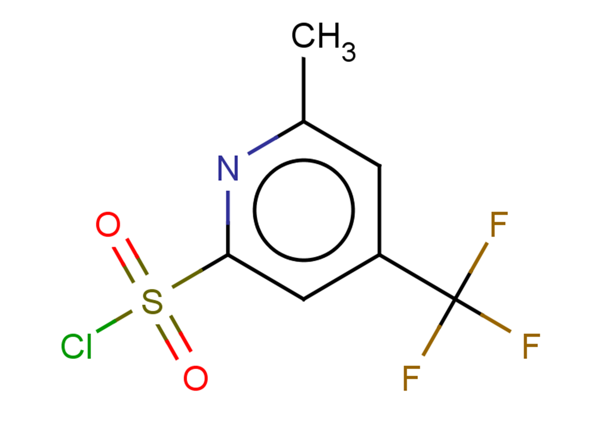 6-methyl-4-(trifluoromethyl)pyridine-2-sulfonyl chloride