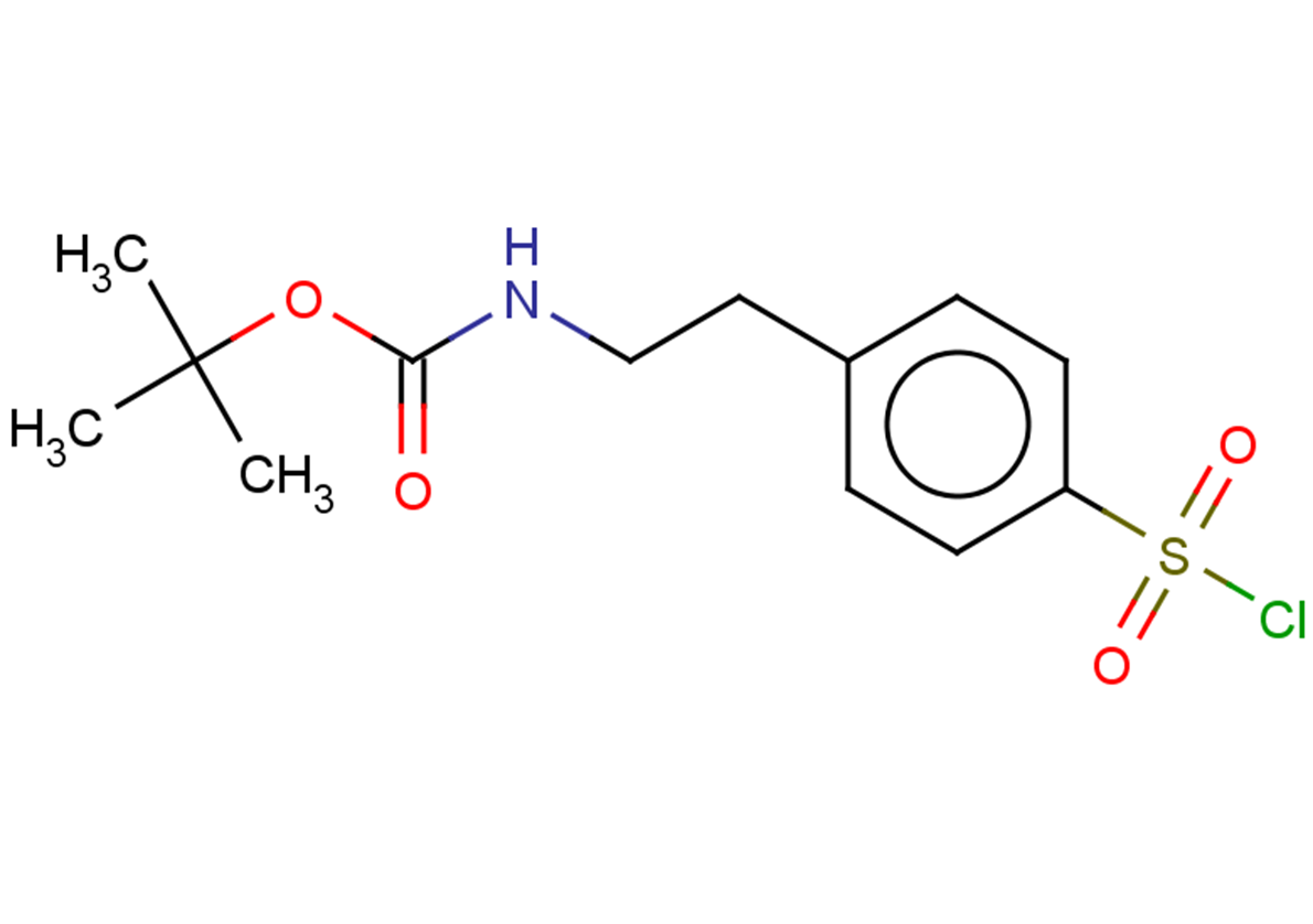 tert-butyl N-{2-[4-(chlorosulfonyl)phenyl]ethyl}carbamate