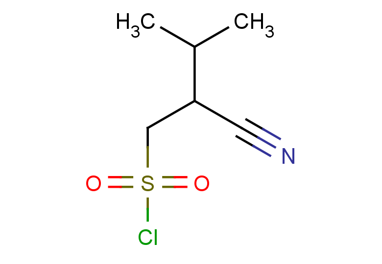 2-cyano-3-methylbutane-1-sulfonyl chloride