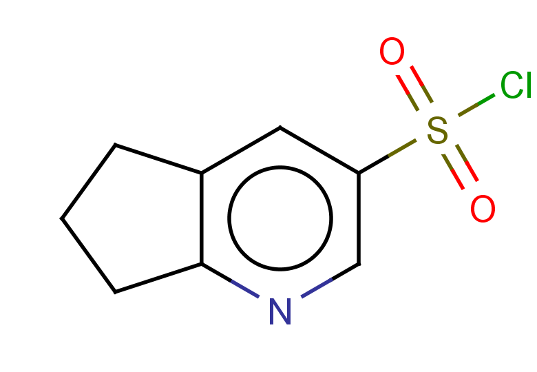 5H,6H,7H-cyclopenta[b]pyridine-3-sulfonyl chloride