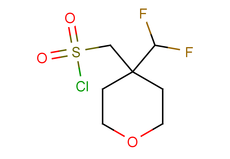 [4-(difluoromethyl)oxan-4-yl]methanesulfonyl chloride
