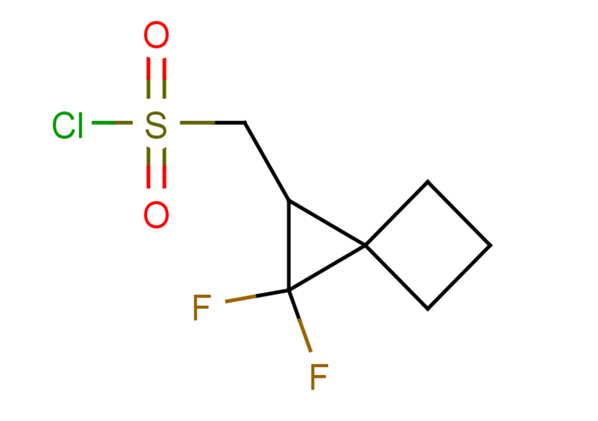 {2,2-difluorospiro[2.3]hexan-1-yl}methanesulfonyl chloride