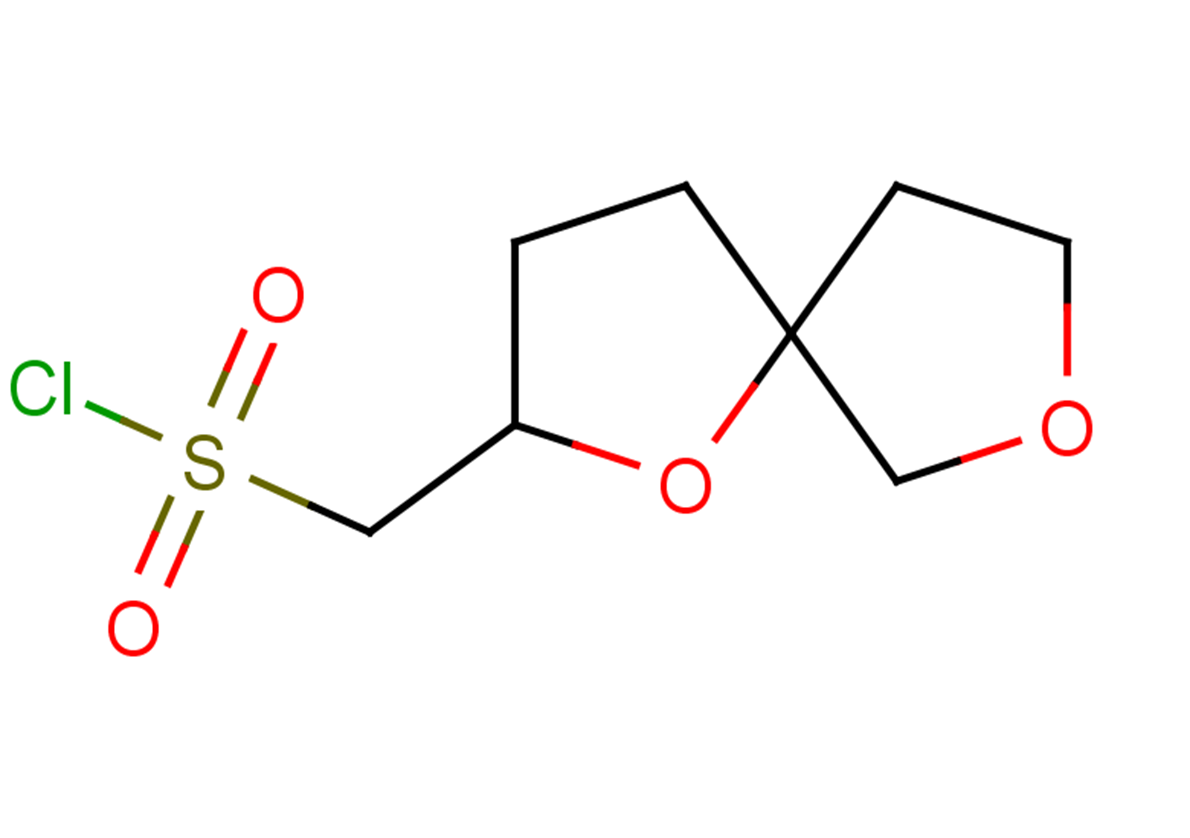 {1,7-dioxaspiro[4.4]nonan-2-yl}methanesulfonyl chloride