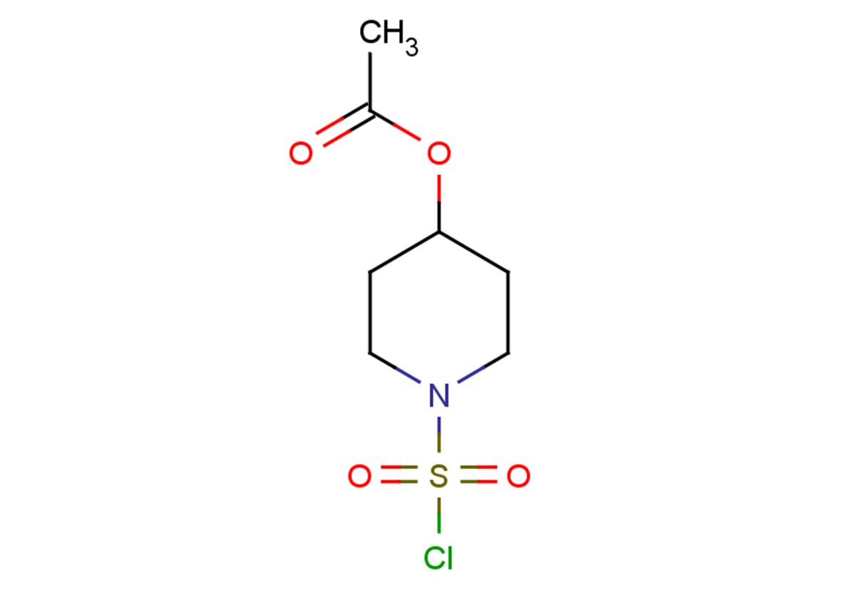1-(chlorosulfonyl)piperidin-4-yl acetate