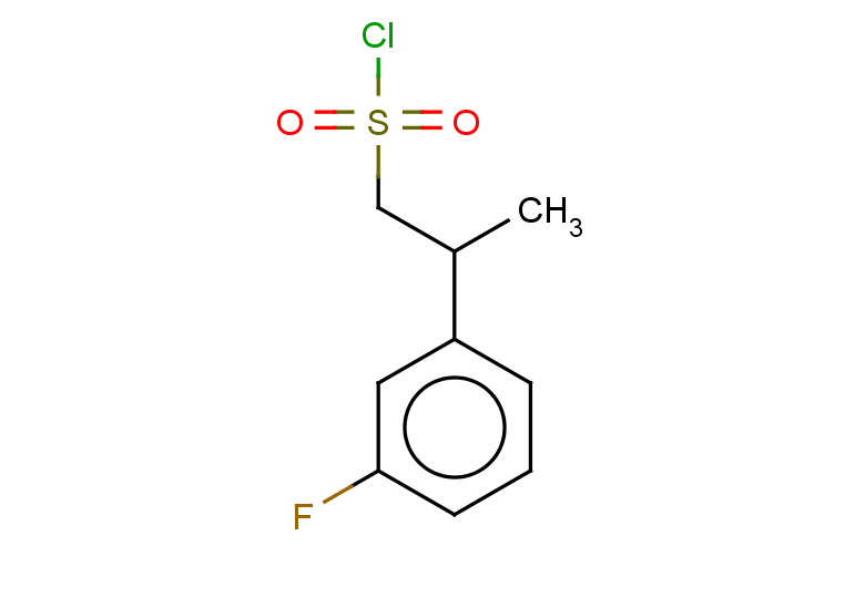 2-(3-fluorophenyl)propane-1-sulfonyl chloride