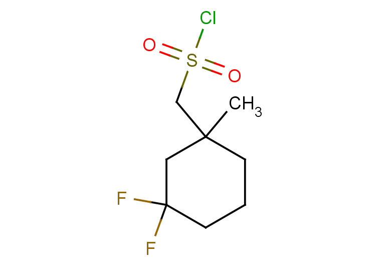 (3,3-difluoro-1-methylcyclohexyl)methanesulfonyl chloride