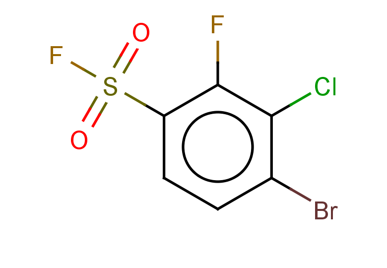 4-bromo-3-chloro-2-fluorobenzene-1-sulfonyl fluoride