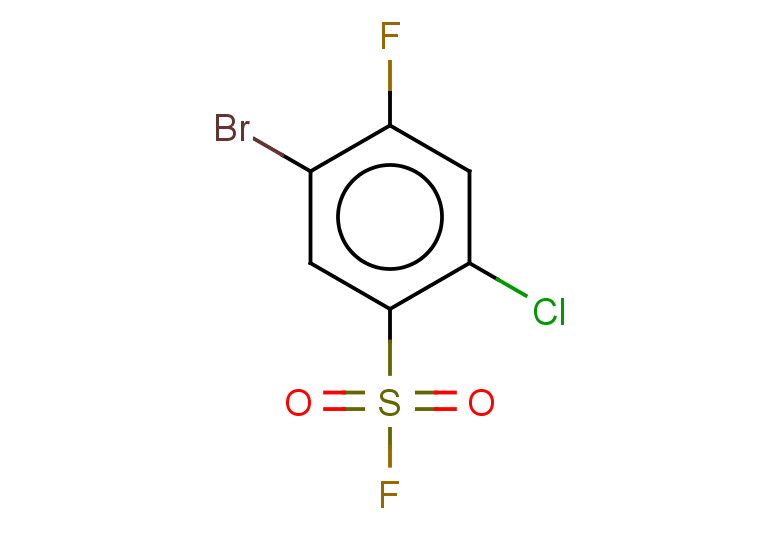 5-bromo-2-chloro-4-fluorobenzene-1-sulfonyl fluoride