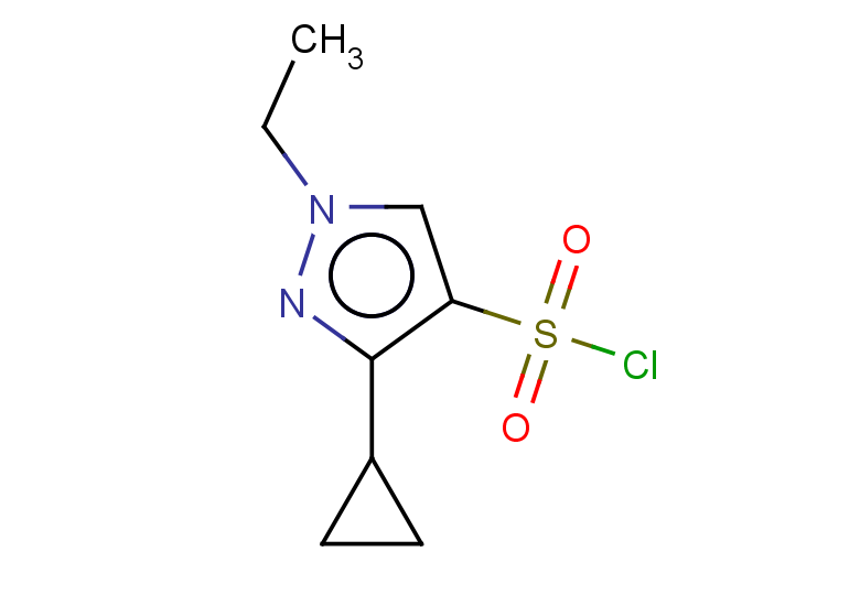 3-cyclopropyl-1-ethyl-1H-pyrazole-4-sulfonyl chloride