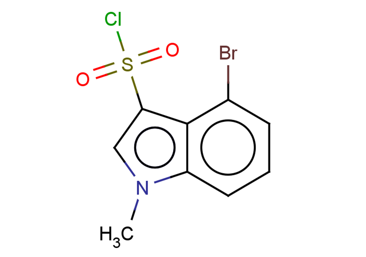 4-bromo-1-methyl-1H-indole-3-sulfonyl chloride