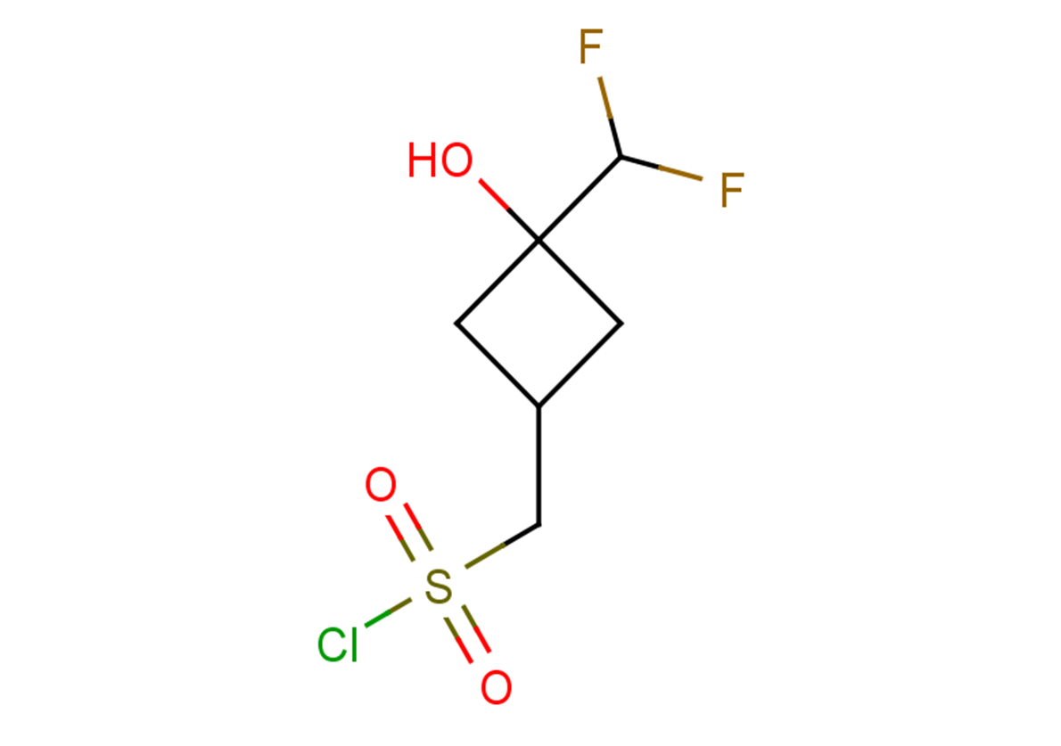 [3-(difluoromethyl)-3-hydroxycyclobutyl]methanesulfonyl chloride, Mixture of diastereomers