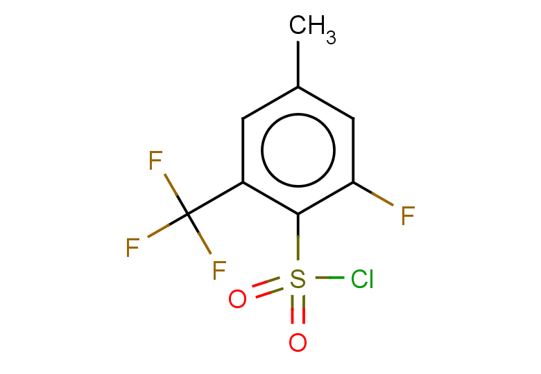 2-fluoro-4-methyl-6-(trifluoromethyl)benzene-1-sulfonyl chloride