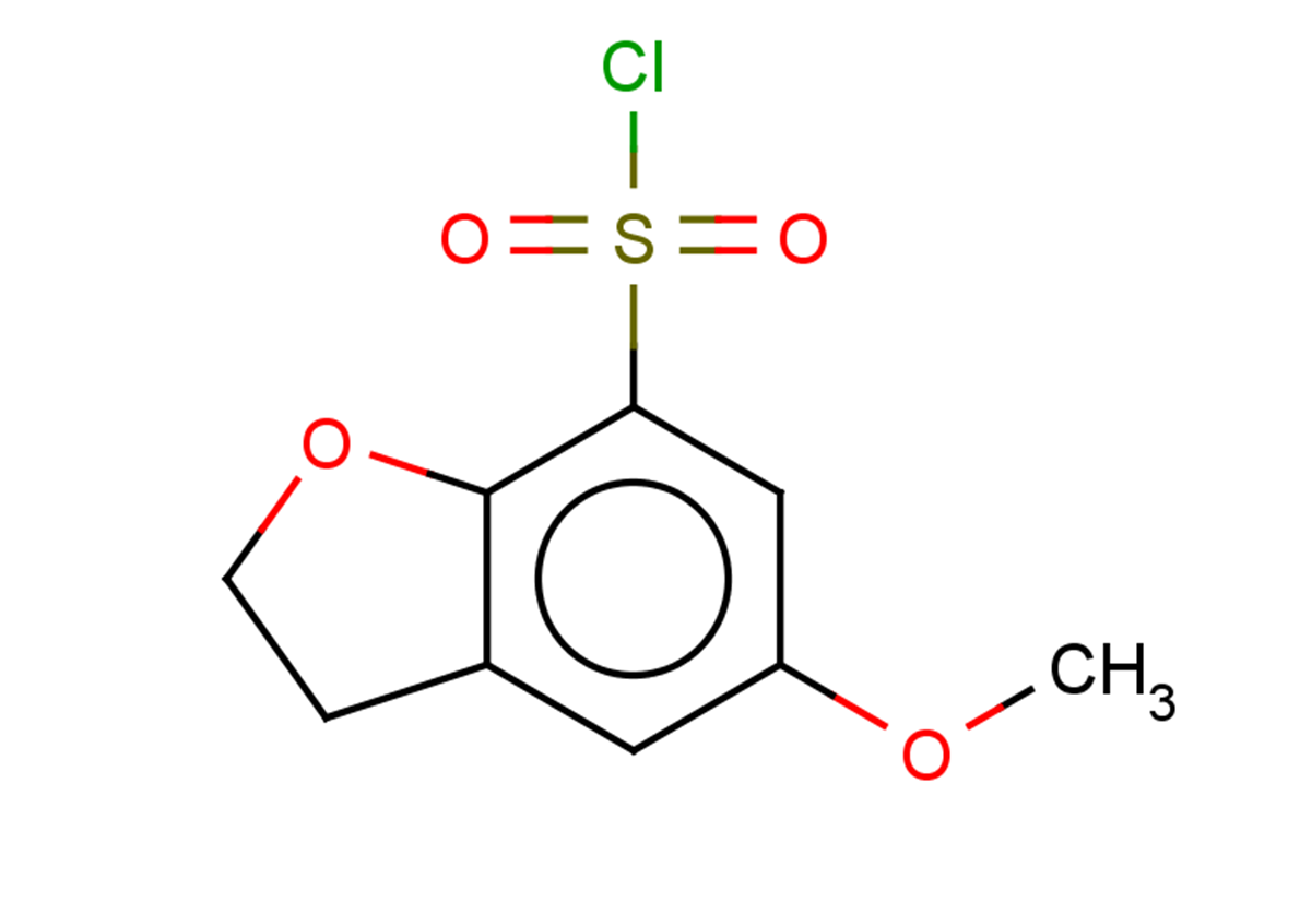 5-methoxy-2,3-dihydro-1-benzofuran-7-sulfonyl chloride