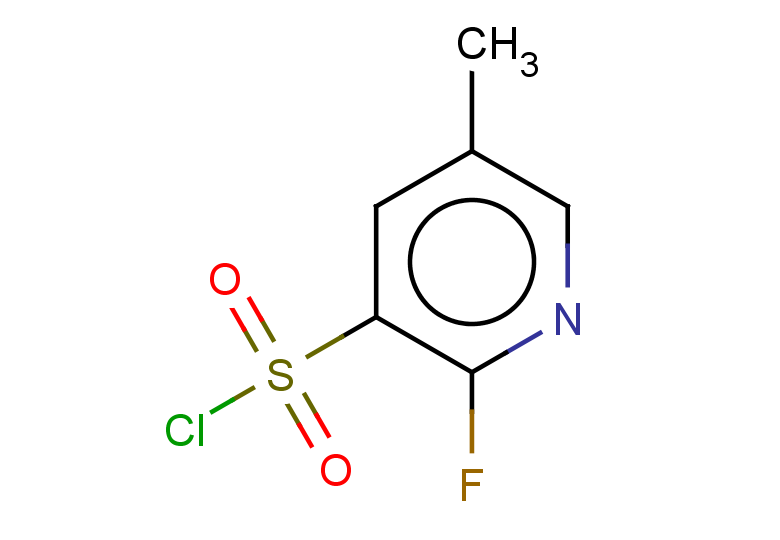 2-fluoro-5-methylpyridine-3-sulfonyl chloride
